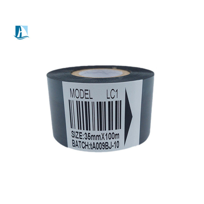 Basic Width 60mm Thermal Transfer Wax Ribbon for Label Tag Barcode Printing 30*100