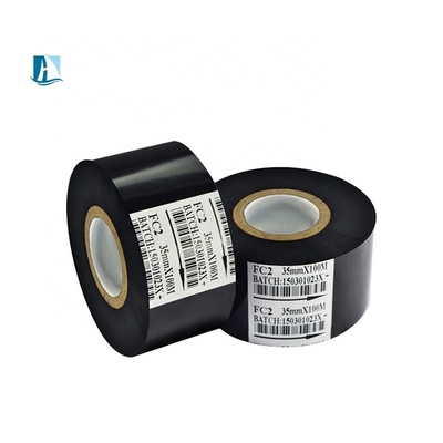 Hot Stamp Coder Ribbon for Date Code Printing 35mm Width Black Printer Ribbon