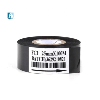 Hot Stamp Coder Ribbon for Date Code Printing 35mm Width Black Printer Ribbon