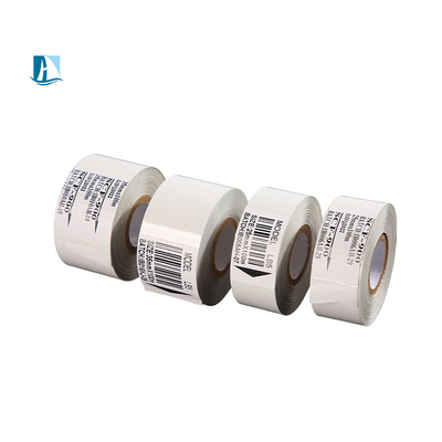Wash Black White Resin Ribbon Roll for 12mm Width Carbon Ribbon Printer Labels