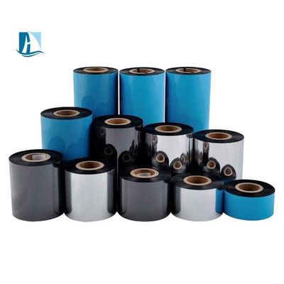 Color Printer Compatible Thermal Transfer Resin Ribbon Roll Customizable and Durable