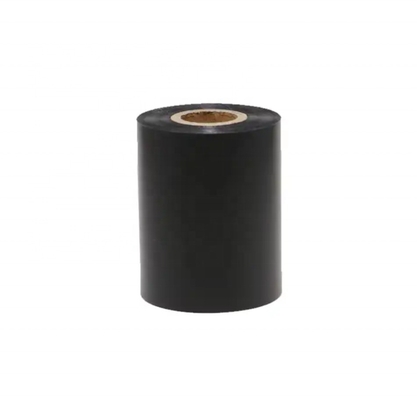 60mm 74m Wax Resin Thermal Transfer Ribbon Black Color General Grade Inside or Outside Ink
