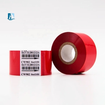 12mm Width Red Hot Stamp Ribbon Roll for Stylus Printer Applicable Equipment
