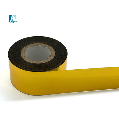Hot Stamping Foil Glod Black Coding Ribbon 30mm*100m for Batch Printing Date Coding