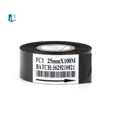 55*100m/122m Width Custom Hot Stamp Ribbon for Date Coding on 241 Type Batch Coder