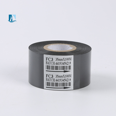 55*100m/122m Width Custom Hot Stamp Ribbon for Date Coding on 241 Type Batch Coder