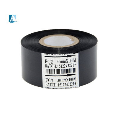 25mm Width Hot Coding Foil for Label Printer Temperature 100C-160C Applicable Equipment