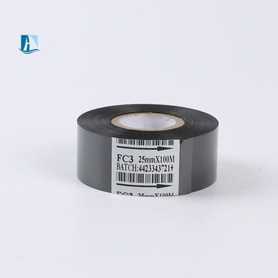 25mm Width Hot Coding Foil for Label Printer Temperature 100C-160C Applicable Equipment
