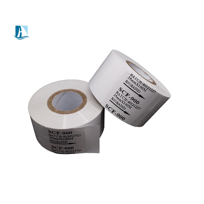 Color 30mm *100m Date Coding Foil Black Hot Stamp Ribbon For Coder Machine