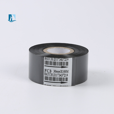 Date Coding Hot Stamping Ribbon with 30mm*100m Size and Pressure Range of 0.3-0.5Mpa
