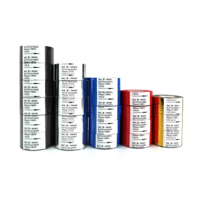 25mm*100m Red Hot Stamping Foil for Date Printer Barcode Ribbon FC3 SCF900 Code Machine