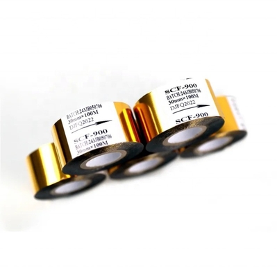 Color Printer Coding Foil Hot Stamp Ribbon for HP241 HP241B DY-825mm*100m DY-825mm*100m