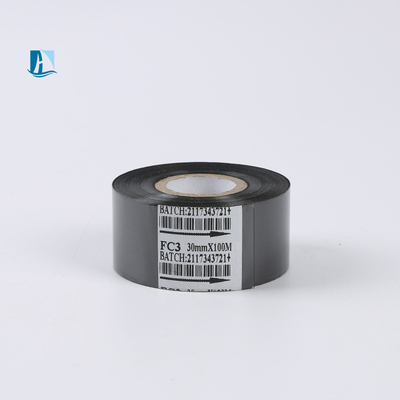 12mm Width Hot Stamp Ribbon in Customized Black Color for Printer Machine