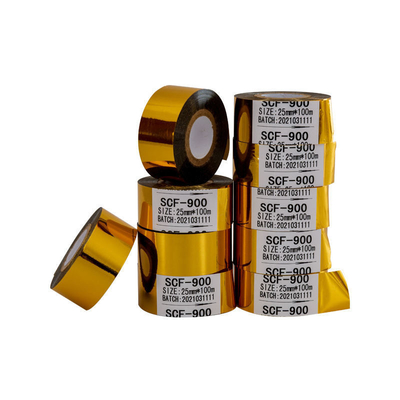 Color Printer Applicable Gold Hot Stamping Foil for Code Machine 30mm*100m