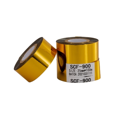 Color Printer Applicable Gold Hot Stamping Foil for Code Machine 30mm*100m