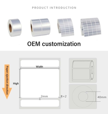 Custom Printed Thermal Label Rolls for Barcode Printing on Direct Thermal Printers