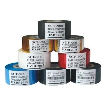 Printer Ribbon for Hot Stamping and Coding Printer Custom Request 30*100 Dimensions