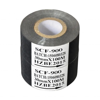 Printer Ribbon 12mm Width 30mm x 100m Black Roll Compatible with Hot Stamp Coder