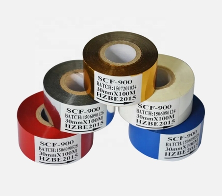 Hot Stamp Ribbon Tapes Foils for Date Coding Printer Machines Custom Request Accepted