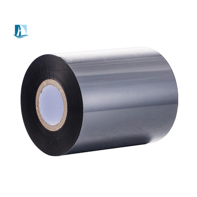 Black Label Wax Resin Thermal Transfer Ribbon Temperature 100C-160C for Label Printing