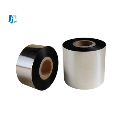 Black Label Wax Resin Thermal Transfer Ribbon Temperature 100C-160C for Label Printing