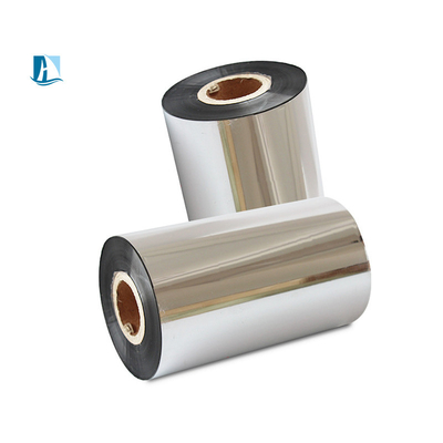 Black Label Wax Resin Thermal Transfer Ribbon Temperature 100C-160C for Label Printing