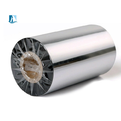 Black Label Wax Resin Thermal Transfer Ribbon Temperature 100C-160C for Label Printing