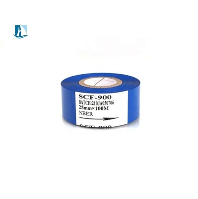 Hot Stamp Ribbon 25mm Width 100m Length Black Date Coding Roll for Date Coder