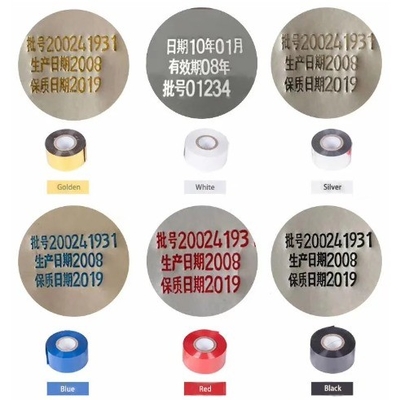 25mm 30mm 122m Expiry Batch Printing Machine Date Coder with Brass Letter Compatibility