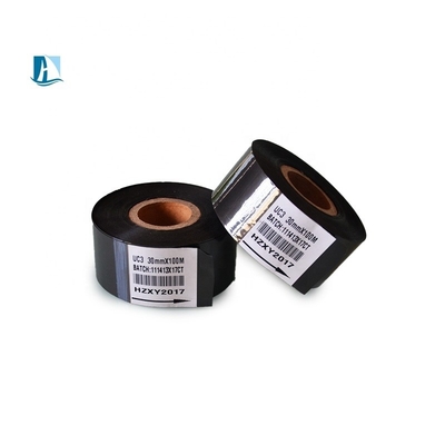 Coding Machine Hot Coding Foil Black Date Coding Ribbon for 30mm Width Hot Stamping Foil