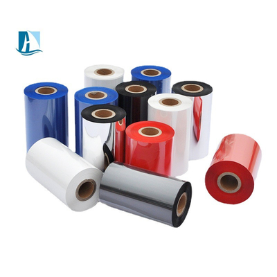 PET 50mm*100m LC1 Blue Colors Coding Ribbon Satin Ribbons for Printing