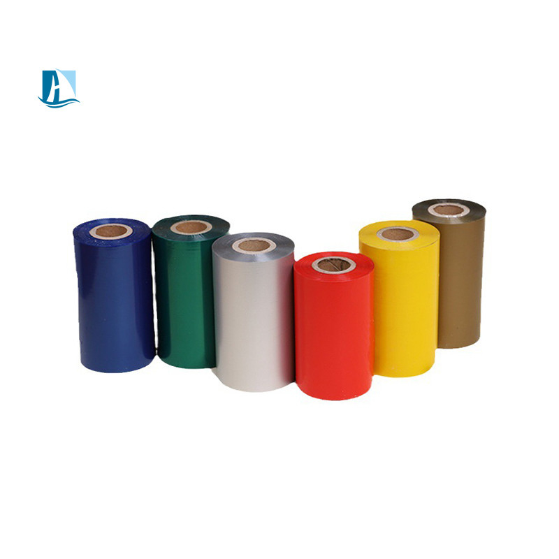 Wash Black White Resin Ribbon Roll for 12mm Width Carbon Ribbon Printer Labels