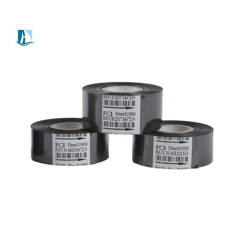 35mm Width Hot Stamp Ribbon 100m Length Black Date Coding Roll for Date Coder Compatible