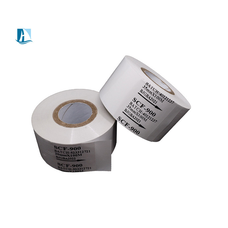 Excellent White Rainbow Hot Stamp Ribbon Roll for Label Printing 30*100 A Grade