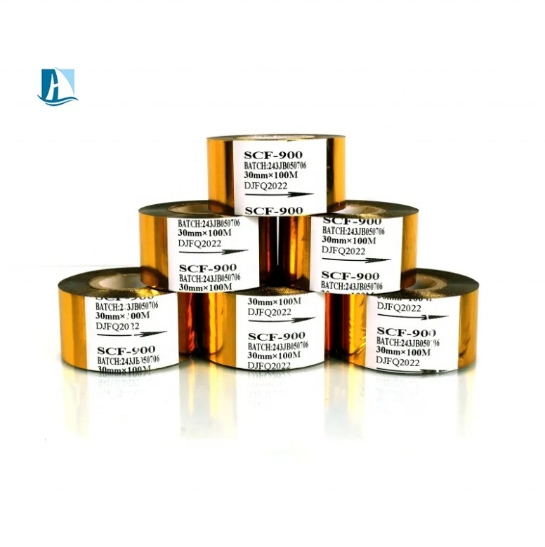 Hot Stamping Ribbon for Color Printer Applicable Equipment Black/Red/Green/Blue/Gold