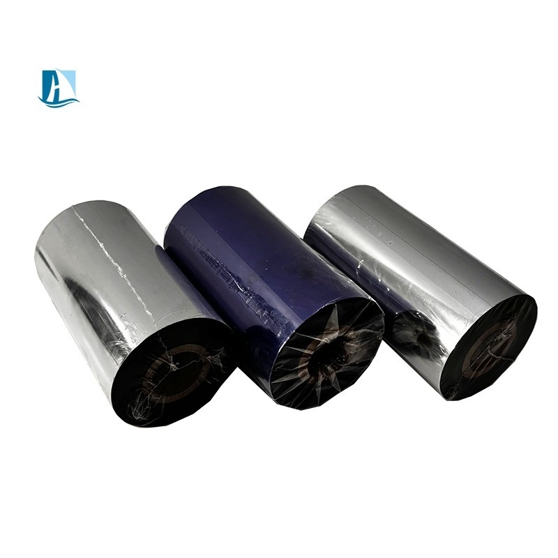 Batch Number and Necessary Text Labels Black Washable Resin Ribbon for Hot Stamp Coding